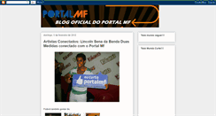 Desktop Screenshot of portalmf1.blogspot.com