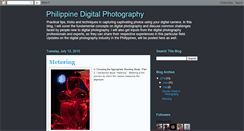 Desktop Screenshot of digitalphotographyphilippines.blogspot.com