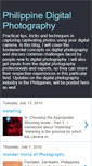 Mobile Screenshot of digitalphotographyphilippines.blogspot.com