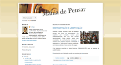 Desktop Screenshot of mania-de-pensar.blogspot.com