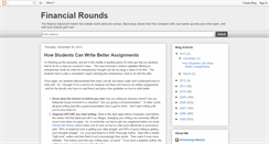 Desktop Screenshot of financialrounds.blogspot.com