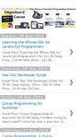 Mobile Screenshot of cocoaprogramminglanguagebooks.blogspot.com