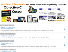 Tablet Screenshot of cocoaprogramminglanguagebooks.blogspot.com