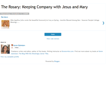 Tablet Screenshot of karenedmistenrosary.blogspot.com