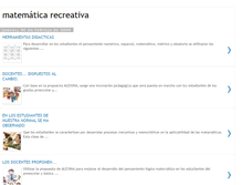 Tablet Screenshot of matematicaventenitarecreativa.blogspot.com