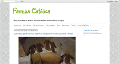 Desktop Screenshot of familiacatolica-org.blogspot.com