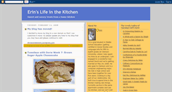 Desktop Screenshot of erinslifeinthekitchen.blogspot.com