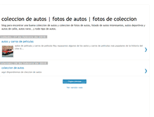 Tablet Screenshot of coleccion-de-autos.blogspot.com