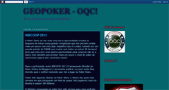 Desktop Screenshot of geo-poker.blogspot.com
