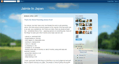 Desktop Screenshot of jaimieinjapan.blogspot.com