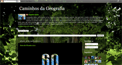 Desktop Screenshot of caminhosdageographia.blogspot.com