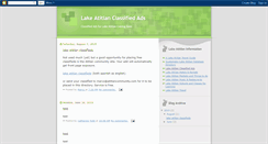 Desktop Screenshot of lakeatitlanclassifiedads.blogspot.com