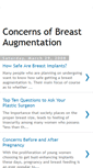 Mobile Screenshot of breast-implantconcerns.blogspot.com