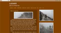 Desktop Screenshot of ladakhonbike.blogspot.com