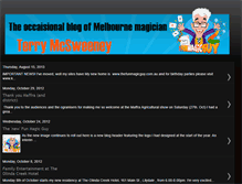 Tablet Screenshot of melbournemagicshows.blogspot.com