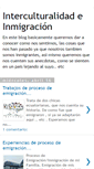 Mobile Screenshot of interculturalidadeinmigracion.blogspot.com