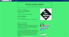 Desktop Screenshot of an-ver-wandlungen.blogspot.com