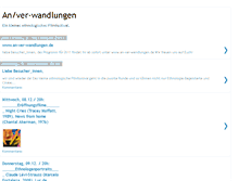 Tablet Screenshot of an-ver-wandlungen.blogspot.com