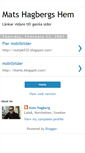 Mobile Screenshot of matshagberg.blogspot.com
