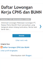 Mobile Screenshot of daftarlowongankerjacpnsdanbumn.blogspot.com