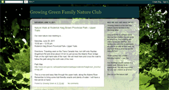 Desktop Screenshot of growinggreenfamilynatureclub.blogspot.com