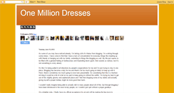 Desktop Screenshot of 1milliondresses.blogspot.com