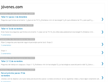 Tablet Screenshot of jovenespuntocom.blogspot.com