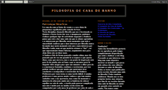 Desktop Screenshot of filosofiadecasadebanho.blogspot.com