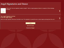 Tablet Screenshot of angelsignatures.blogspot.com