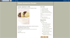 Desktop Screenshot of cookiesandwichesrecipes.blogspot.com