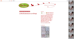Desktop Screenshot of littlextensionsblogspace.blogspot.com