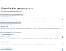 Tablet Screenshot of aleatoridadespensamentarias.blogspot.com