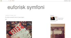 Desktop Screenshot of euforisksymfoni.blogspot.com