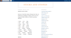 Desktop Screenshot of joes-sticksandstones.blogspot.com
