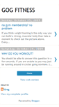 Mobile Screenshot of gogfitness.blogspot.com