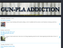Tablet Screenshot of gunplaaddict.blogspot.com