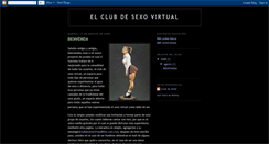 Desktop Screenshot of clubdesexovirtual.blogspot.com