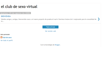 Tablet Screenshot of clubdesexovirtual.blogspot.com