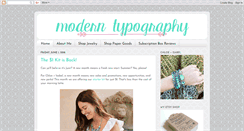 Desktop Screenshot of moderntypography.blogspot.com
