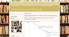 Desktop Screenshot of dotdotnet.blogspot.com