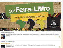 Tablet Screenshot of feiradolivrorosario.blogspot.com