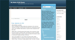 Desktop Screenshot of my-nokia-3120c.blogspot.com
