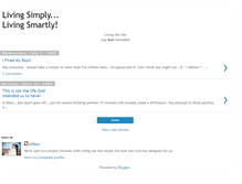 Tablet Screenshot of livesimplelivesmart.blogspot.com
