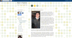 Desktop Screenshot of kindofkosher.blogspot.com