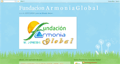 Desktop Screenshot of fundacionarmoniaglobal.blogspot.com