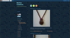 Desktop Screenshot of martinecreationsbijoux.blogspot.com