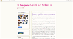 Desktop Screenshot of nagareboshinosekai.blogspot.com