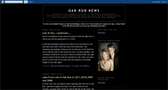Desktop Screenshot of oakrunhomes.blogspot.com