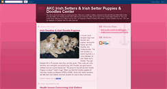 Desktop Screenshot of irishsetters.blogspot.com