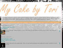 Tablet Screenshot of mycakebytori.blogspot.com